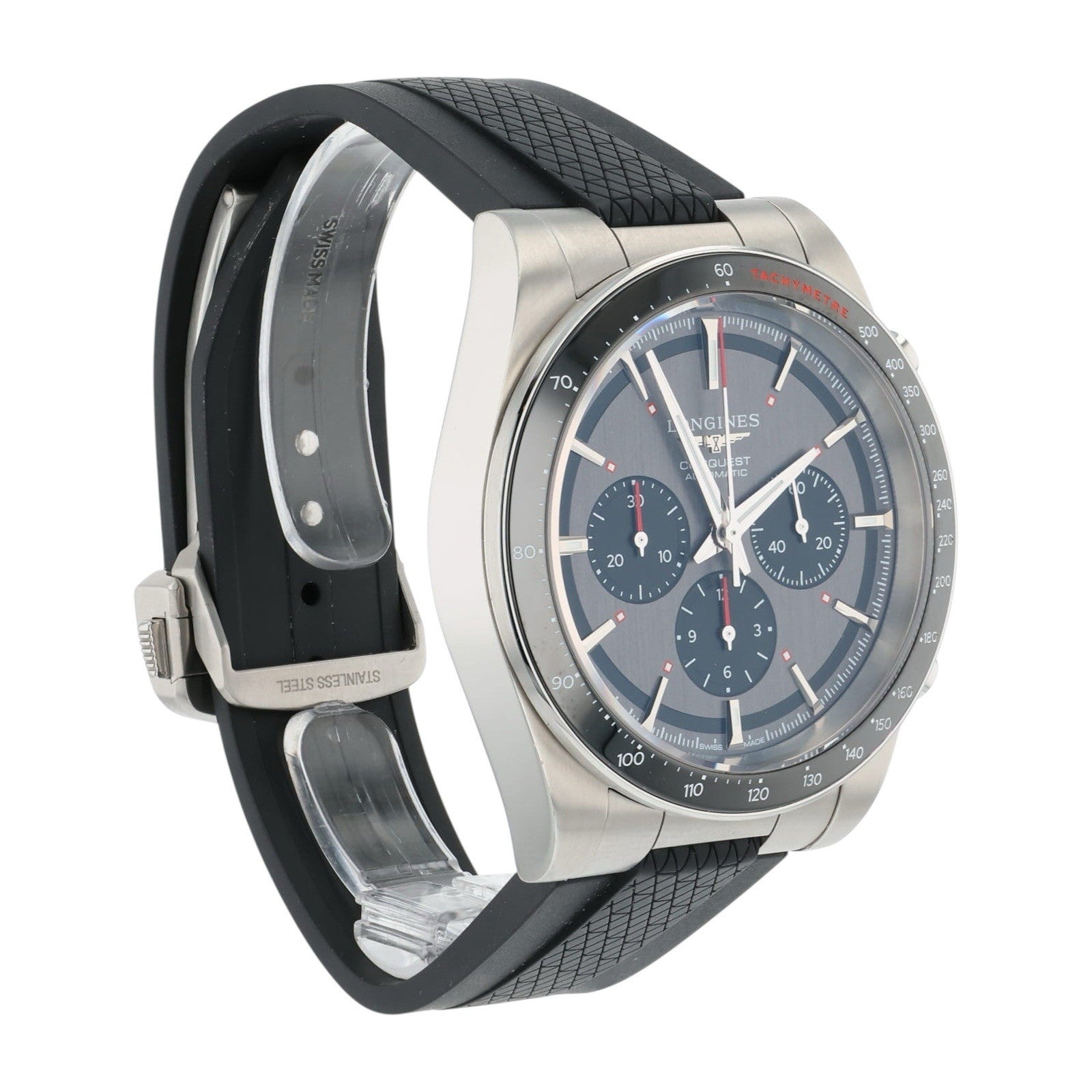 Longines Conquest Stainless Steel Grey Dial 42mm Automatic Men’s Watch L3.836.4