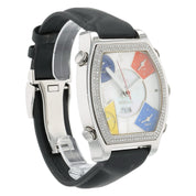 Jacob & Co. Quasar Five Time Zone Multicolor MOP Dial Steel 47mm Quartz Men’s