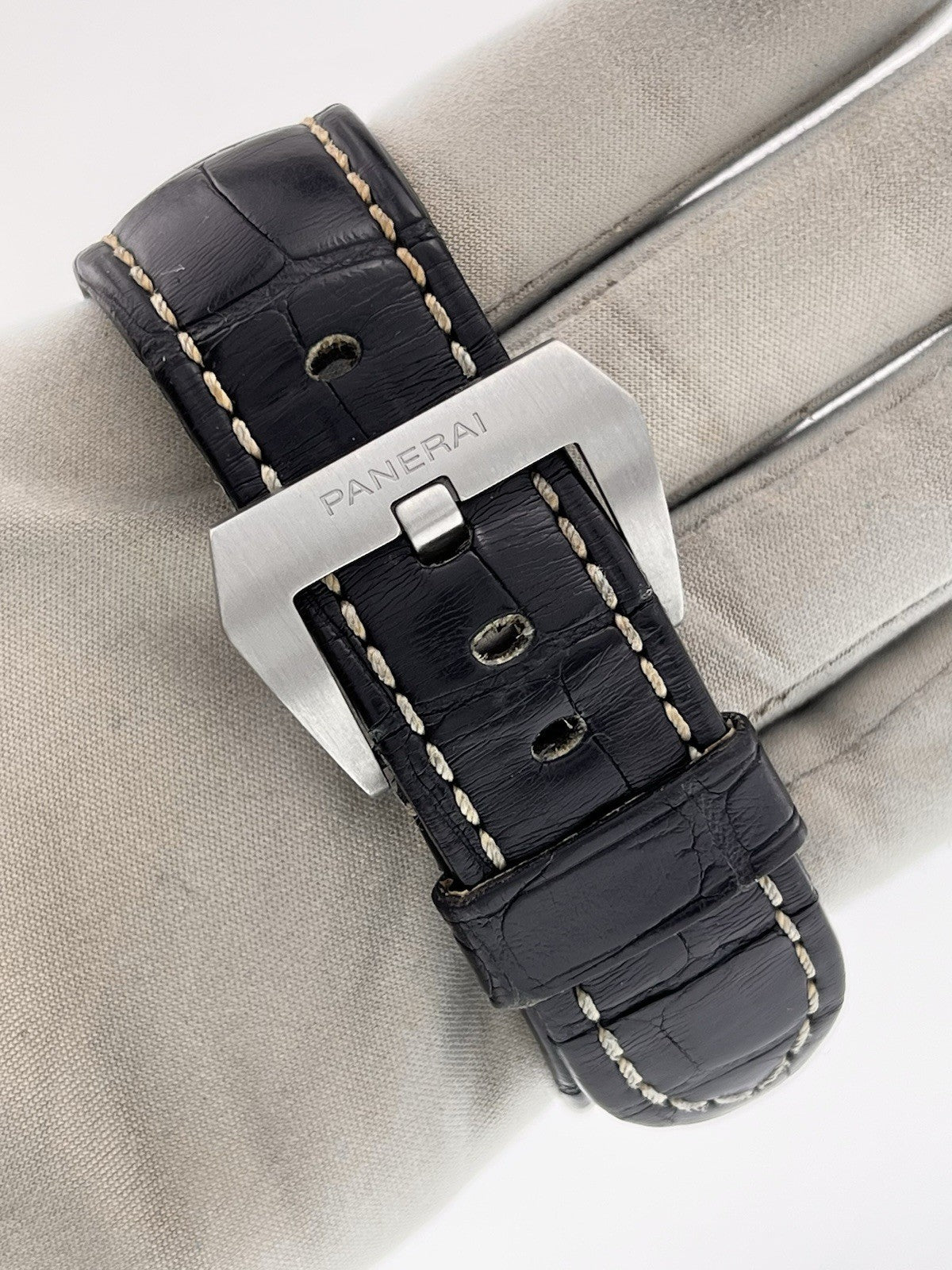 Panerai Luminor Equation Titanium Blue Dial 47mm Wind Up Men's Watch PAM00670