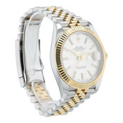 Rolex Datejust Two Tone Silver Dial Gold & Steel 41mm Automatic Men’s 126333