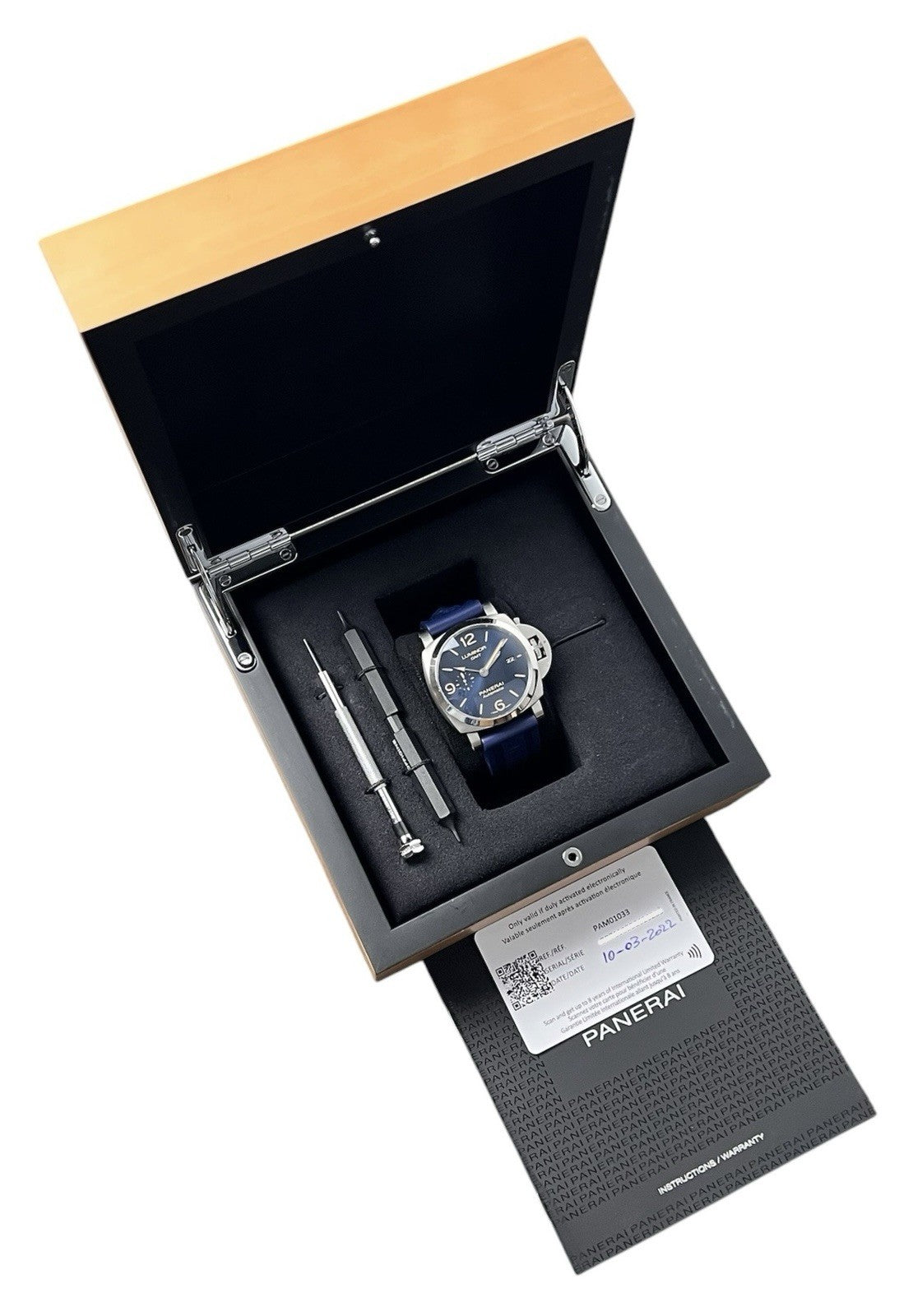 Panerai Luminor GMT Blue Dial Stainless Steel 44mm Automatic Men’s PAM01033
