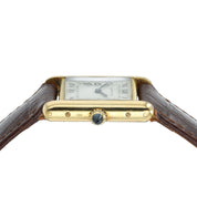 Cartier Tank Louis White Dial Stainless Steel 21x28mm Manual Wind Watch 78087