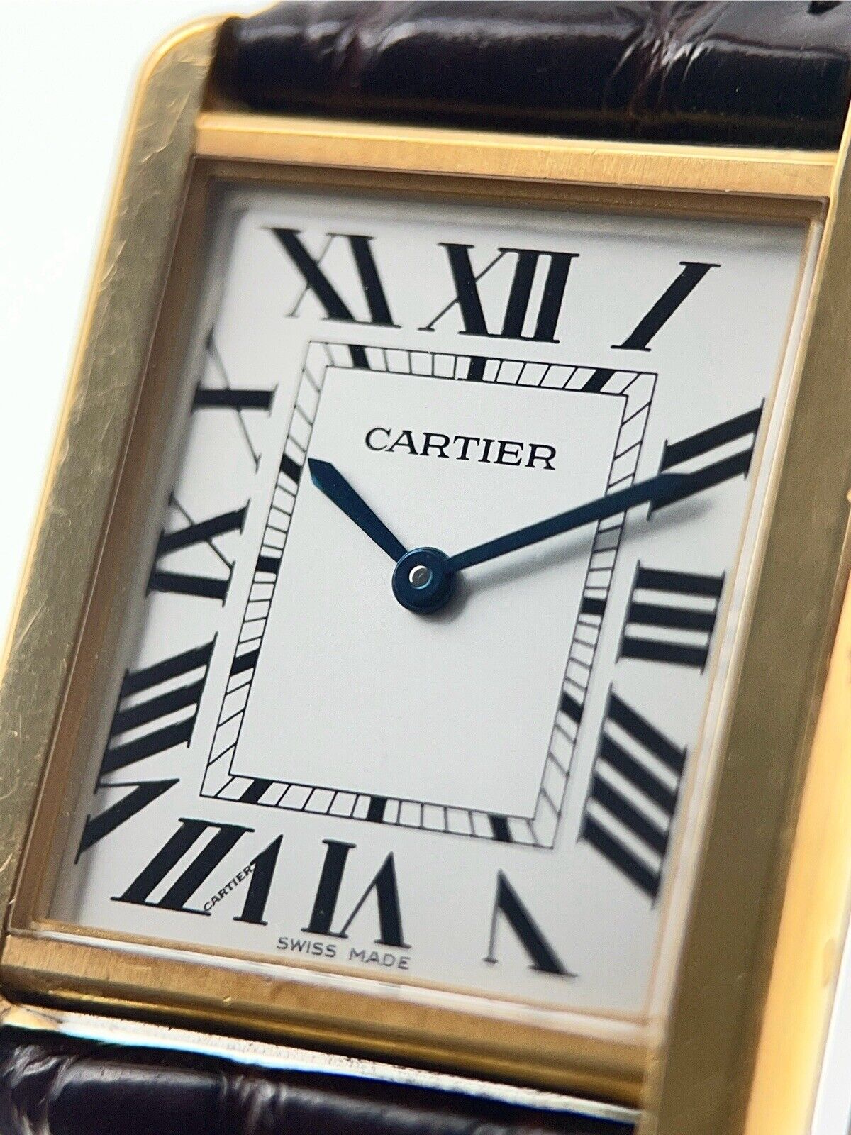 Cartier Tank Solo 18k Yellow Gold and Steel 27mm Quartz Men’s Watch W5200004