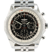 Breitling Bentley Black Dial Stainless Steel 48mm Automatic Mens Watch A25362