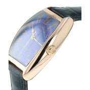 Franck Muller Curvex 18k Rose Gold Blue Dial 31mm Automatic Men’s Watch 2852SCH