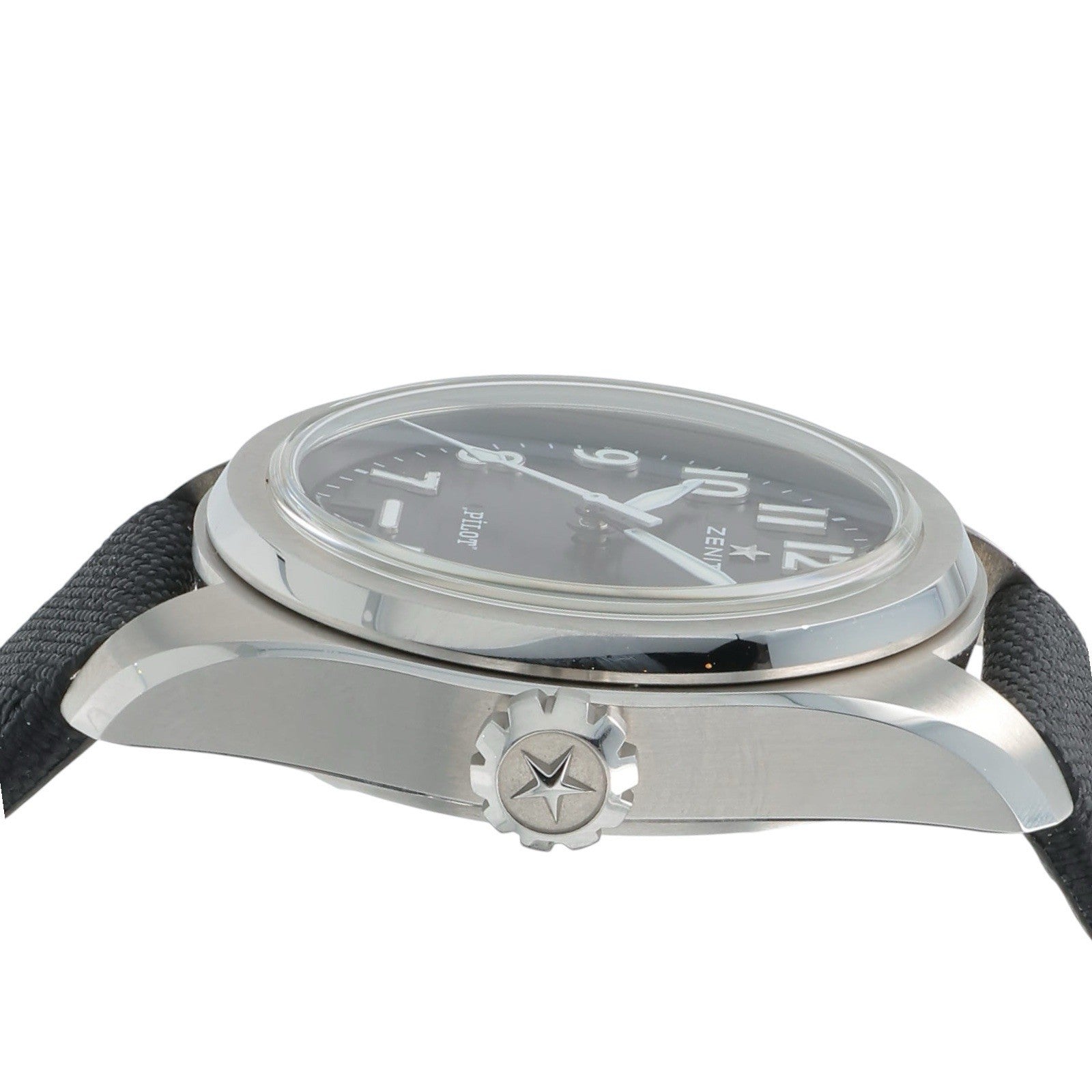 Zenith Pilot Stainless Steel Black Dial 40mm Automatic Men’s Watch 03.4000.3620
