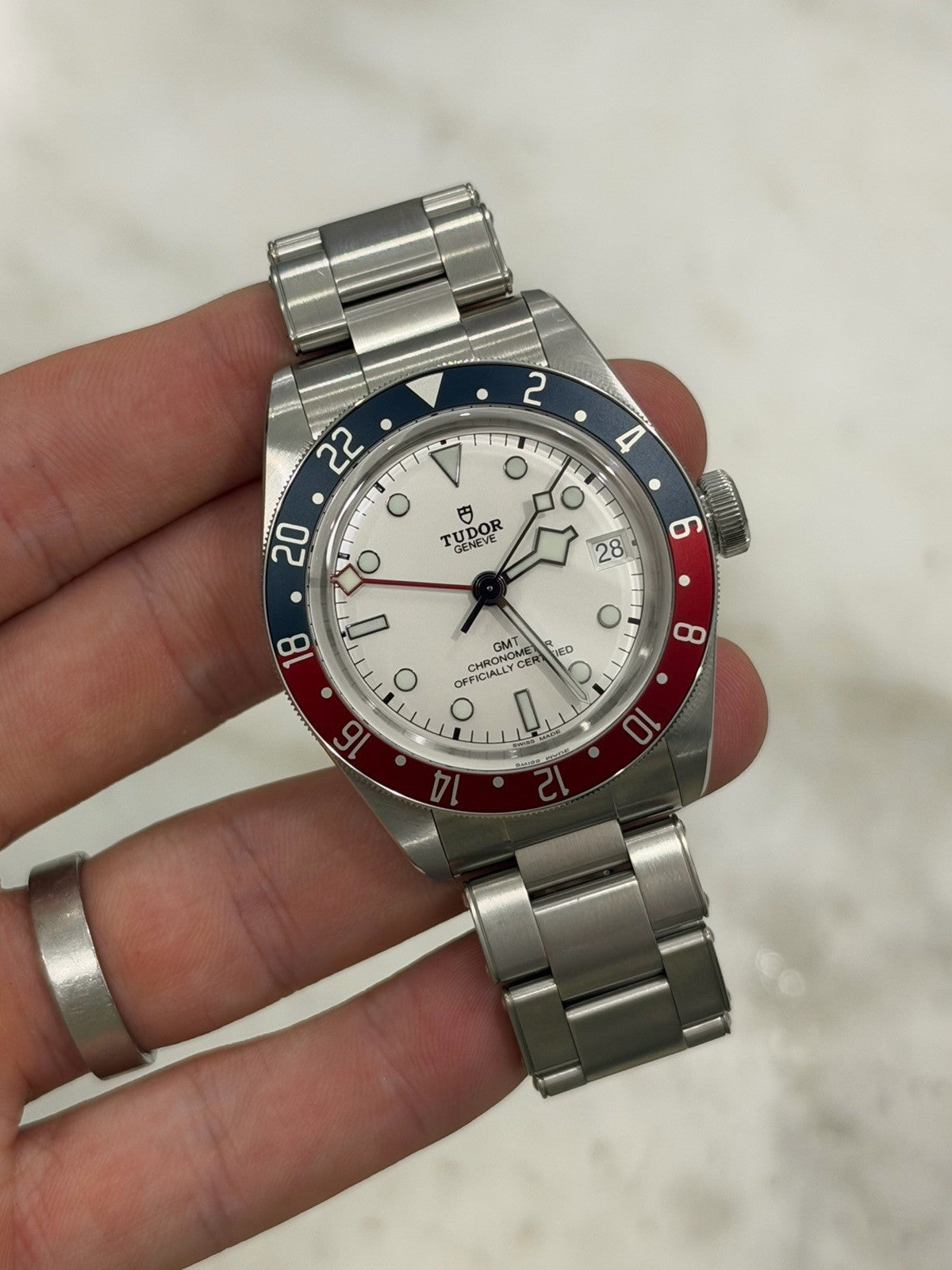 2026 Tudor Black Bay GMT 41mm Auto Opaline Dial Pepsi Watch  - Box & Papers