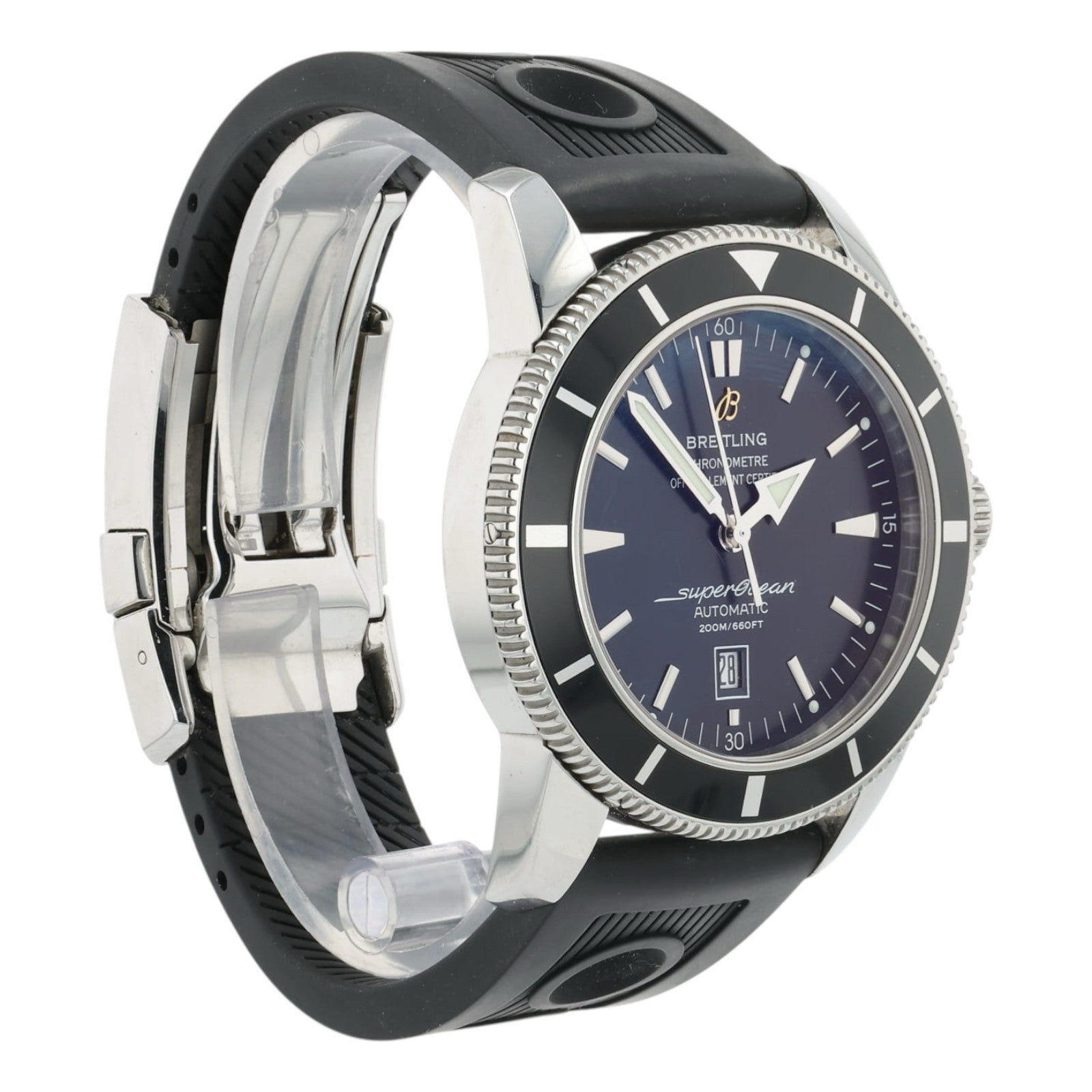 Breitling SuperOcean Black Dial Stainless Steel 46mm Automatic Mens Watch A17320