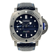 Panerai Submersible Paltrinieri Automatic Watch Black Titanium 47mm PAM01162