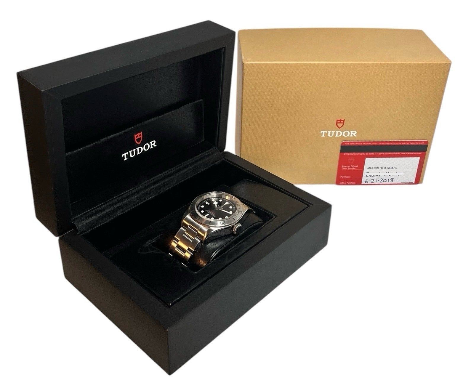 Tudor Black Bay Steel Stainless Steel Black Dial 41mm Automatic Mens Watch 79730