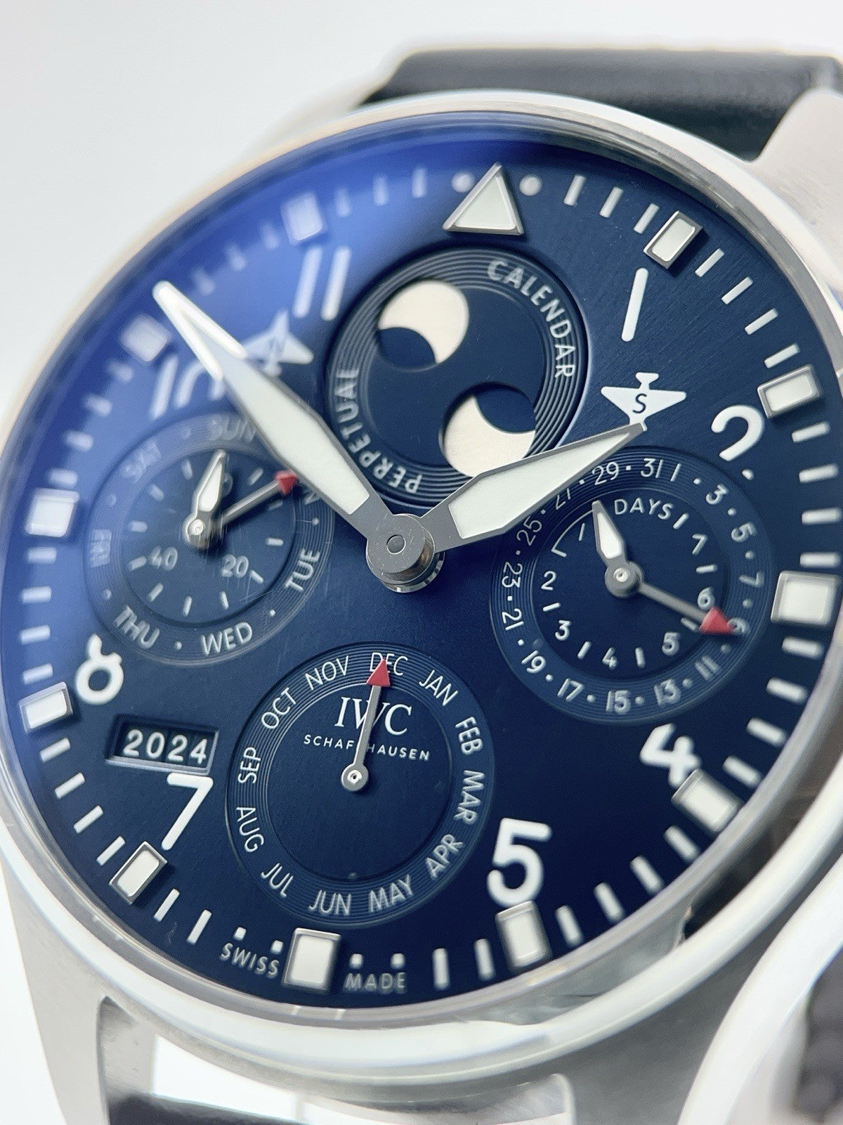 IWC Big Pilot Stainless Steel Blue Dial 46mm Automatic Men’s Watch IW503605