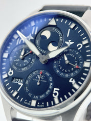 IWC Big Pilot Stainless Steel Blue Dial 46mm Automatic Men’s Watch IW503605