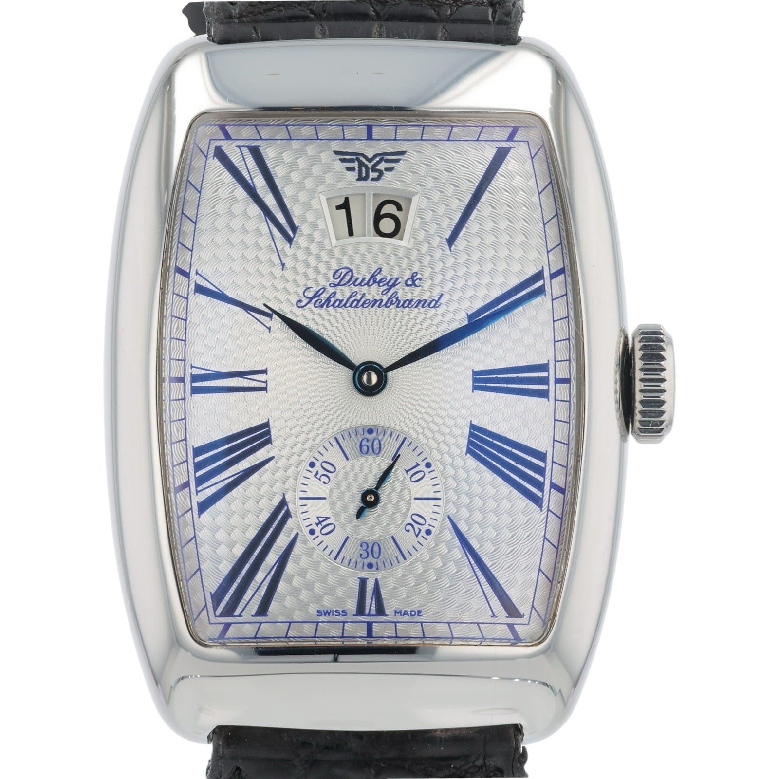 Dubey & Schladen Aerodyn Date Men’s Stainless Steel Silver Dial 33mm Automatic