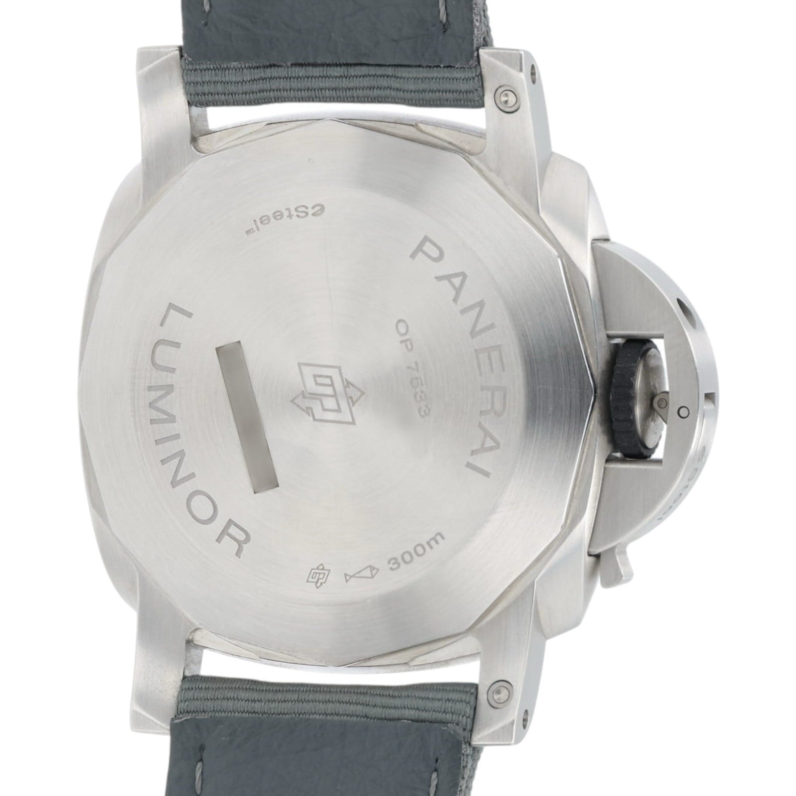 Panerai Luminor Marina Gray Stainless Steel 44mm Automatic Men’s Watch PAM01358
