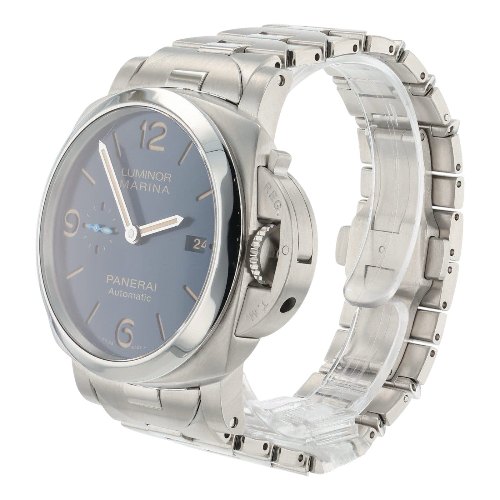 Panerai Luminor Marina Stainless Steel Blue Dial 44mm Automatic Men's PAM01058
