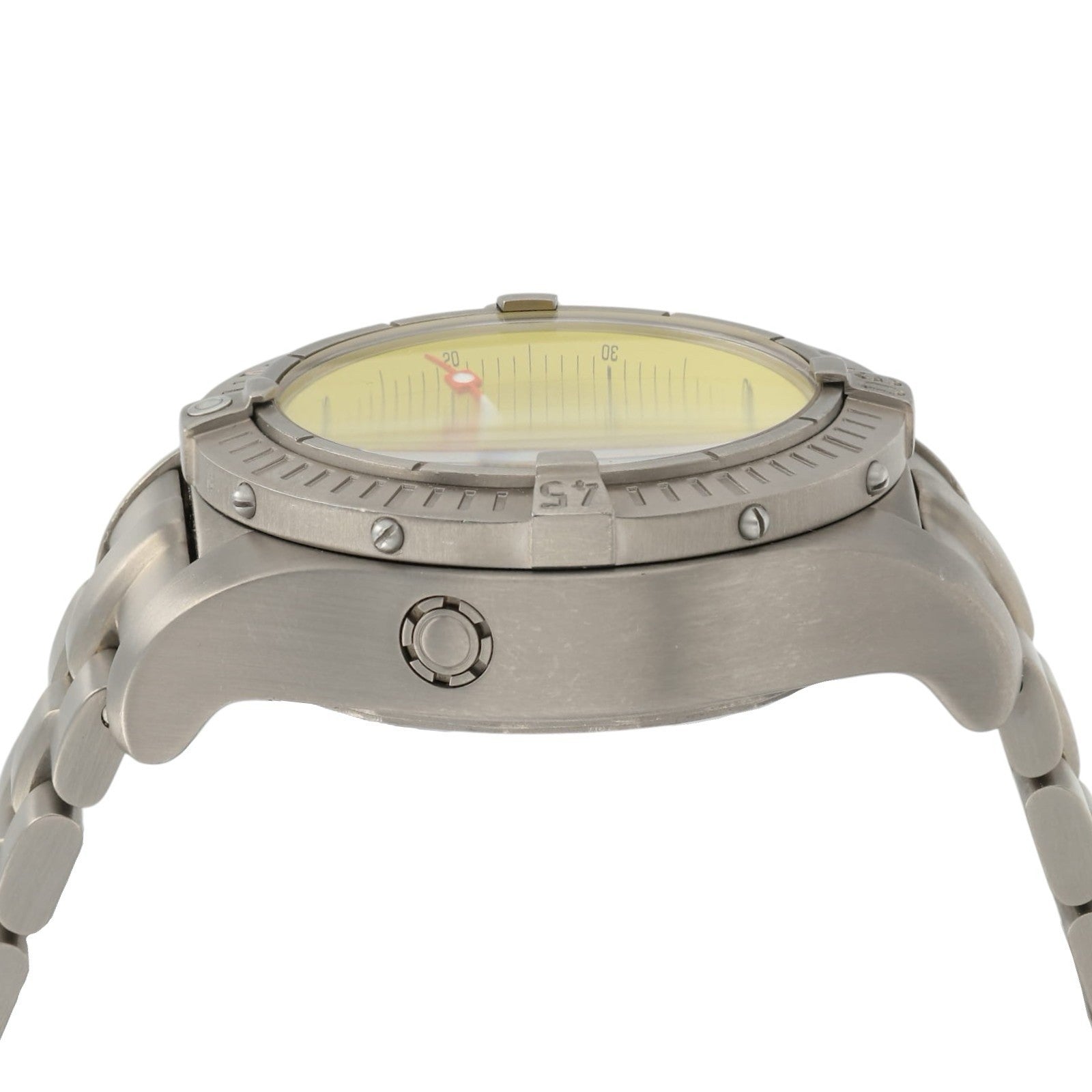 Breitling Avenger Yellow Dial Titanium 44mm Automatic Men’s Watch E173370