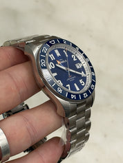 NEW 2026 Shinola Monster GMT Automatic 40mm Blue Dial Steel Watch S0120247286