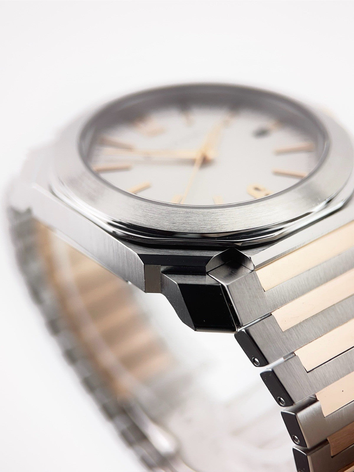 Bulgari Octo Gold & Steel White Dial BGO38S