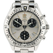 Breitling Colt Chronograph Silver Dial Stainless Steel 38mm Quartz Mens A53035
