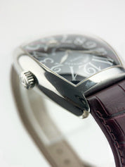Franck Muller Cintree Curvex Steel Black Dial. 36mm Automatic Men’s 7880 SCDT