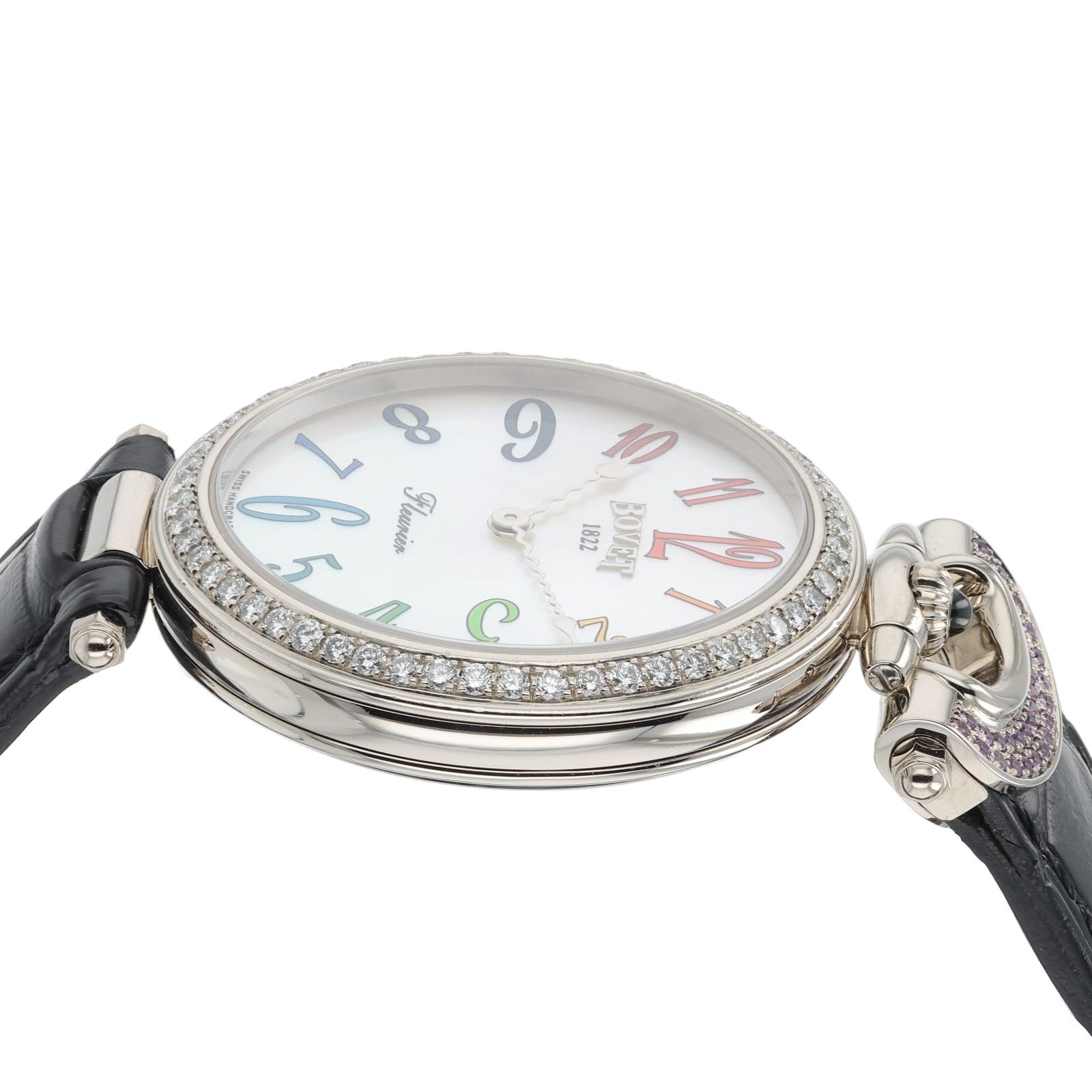 NEW 2025 Bovet Fleurier 18k White Gold MOP Dial 34mm Quartz Women's Watch FL0514