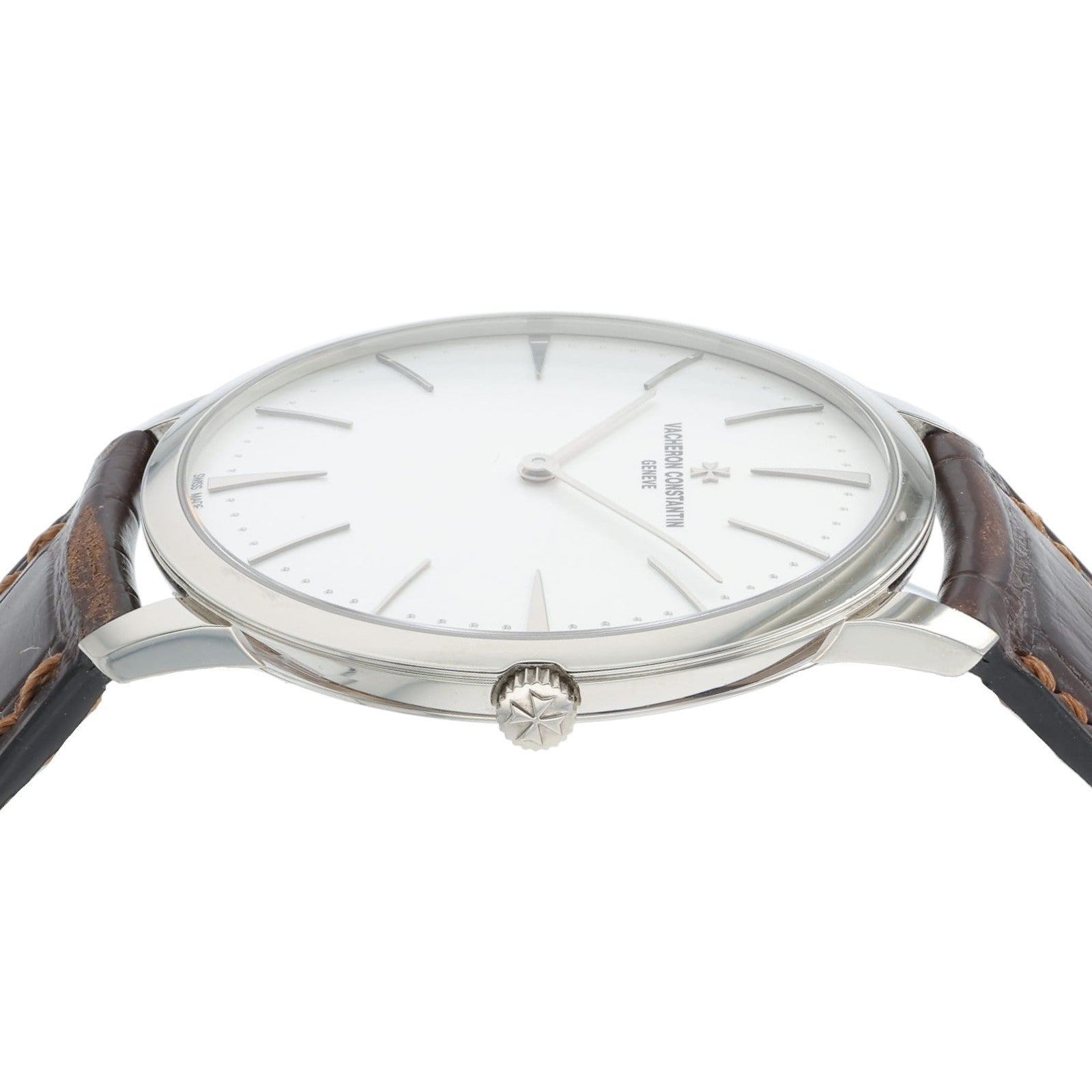 Vacheron Constantin Patrimony 18k White Gold Silver Dial 40mm Manual Mens 81180