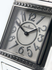 Jaeger LeCoultre Reverso Squadra Stainless Steel Diamond Women's Watch 234.8.47