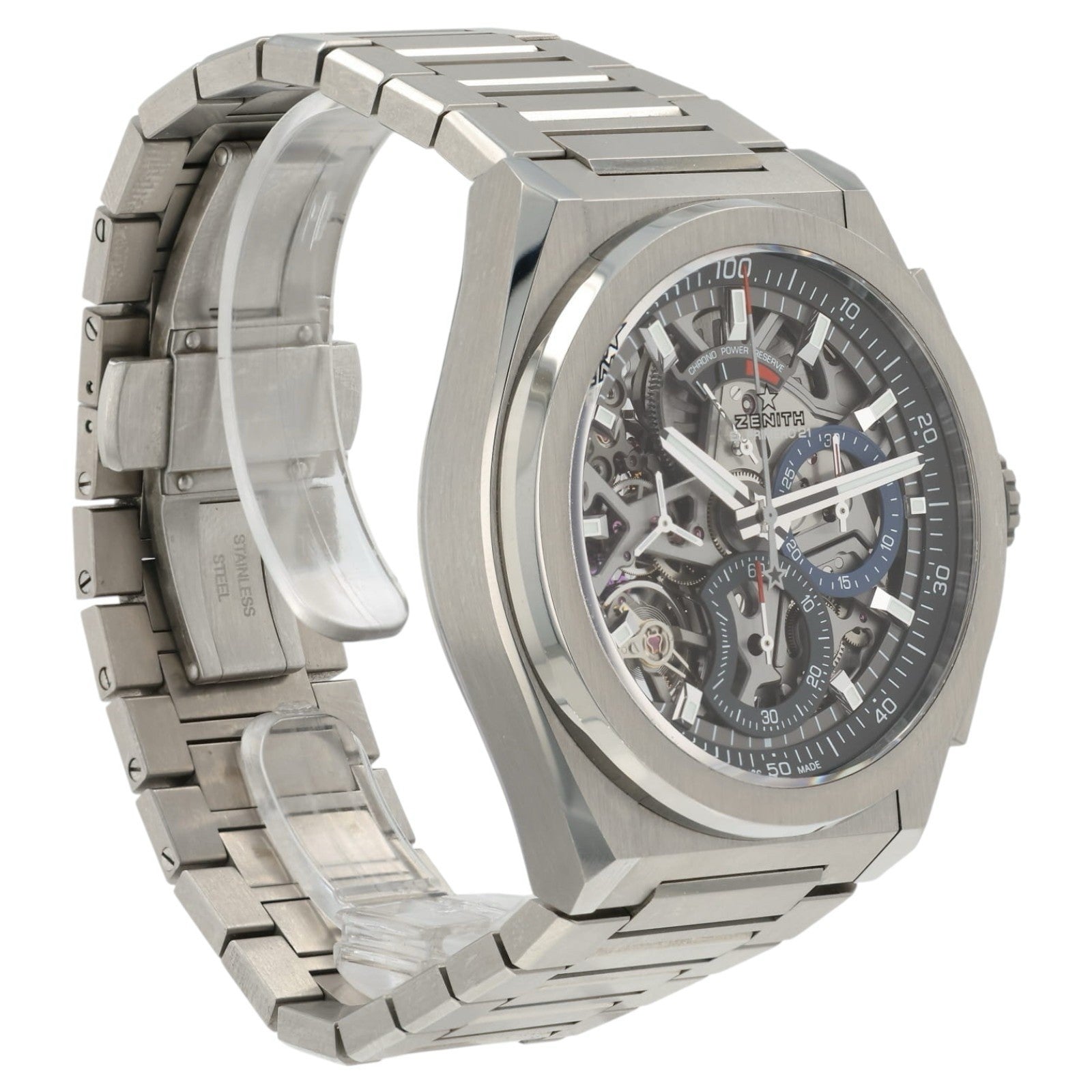 Zenith Defy El Primero Skeleton Dial Titanium 44mm Auto Men’s Watch 95.9000.9004