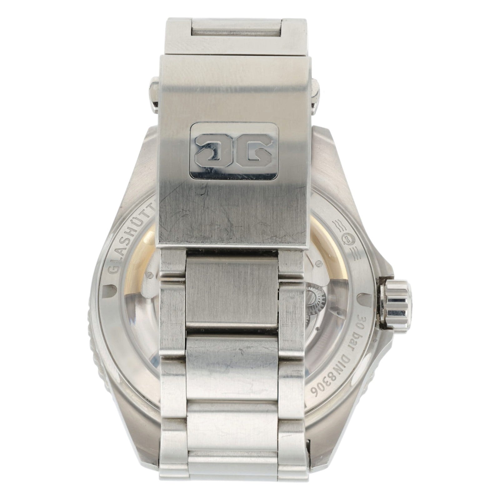 Glashutte Original SeaQ Panorama Date Green Dial Steel 43.2mm 1-36-13-07-83-70