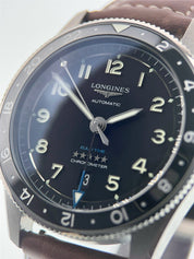Longines Spirit Stainless Steel Black Dial 42mm Automatic Men's Watch L38124532