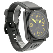 Bell & Ross BR-03 Black Dial Stainless Steel 46mm Automatic Mens Watch BR-92-S