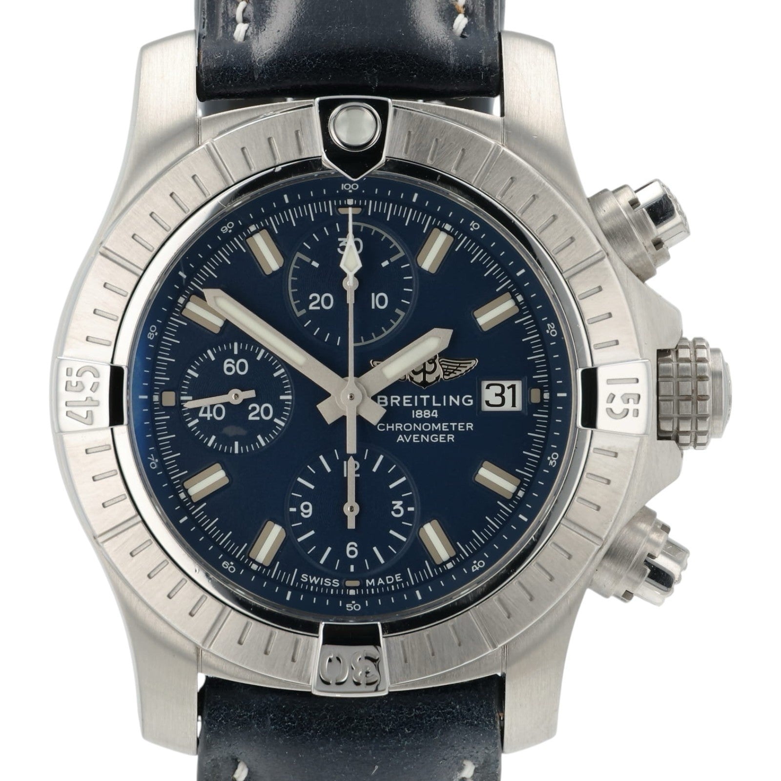 Breitling Avenger Blue Dial Stainless Steel 43mm Automatic Men’s Watch A13385