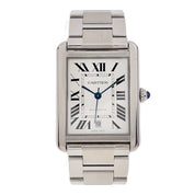 Cartier Tank XL Stainless Steel Silver Dial 31mm Automatic Men’s Watch W5200028