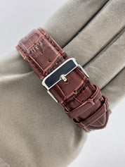 Cartier Santos Dumont Manual Wind 35mm 18k White Gold - AM Diamonds