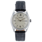 Rolex Oyster Varini Locarno Silver Dial Steel 34mm Manual Wind Unisex Watch 4377