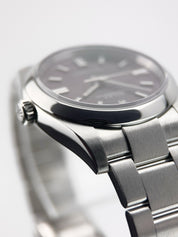 Rolex Oyster Perpetual Steel Purple Grape Dial 36mm Automatic Mens Watch 116000