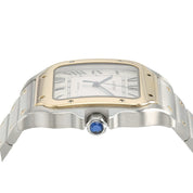 Cartier Santos Silver Dial Gold & Steel 39x47mm Automatic Men’s Watch W2SA0009