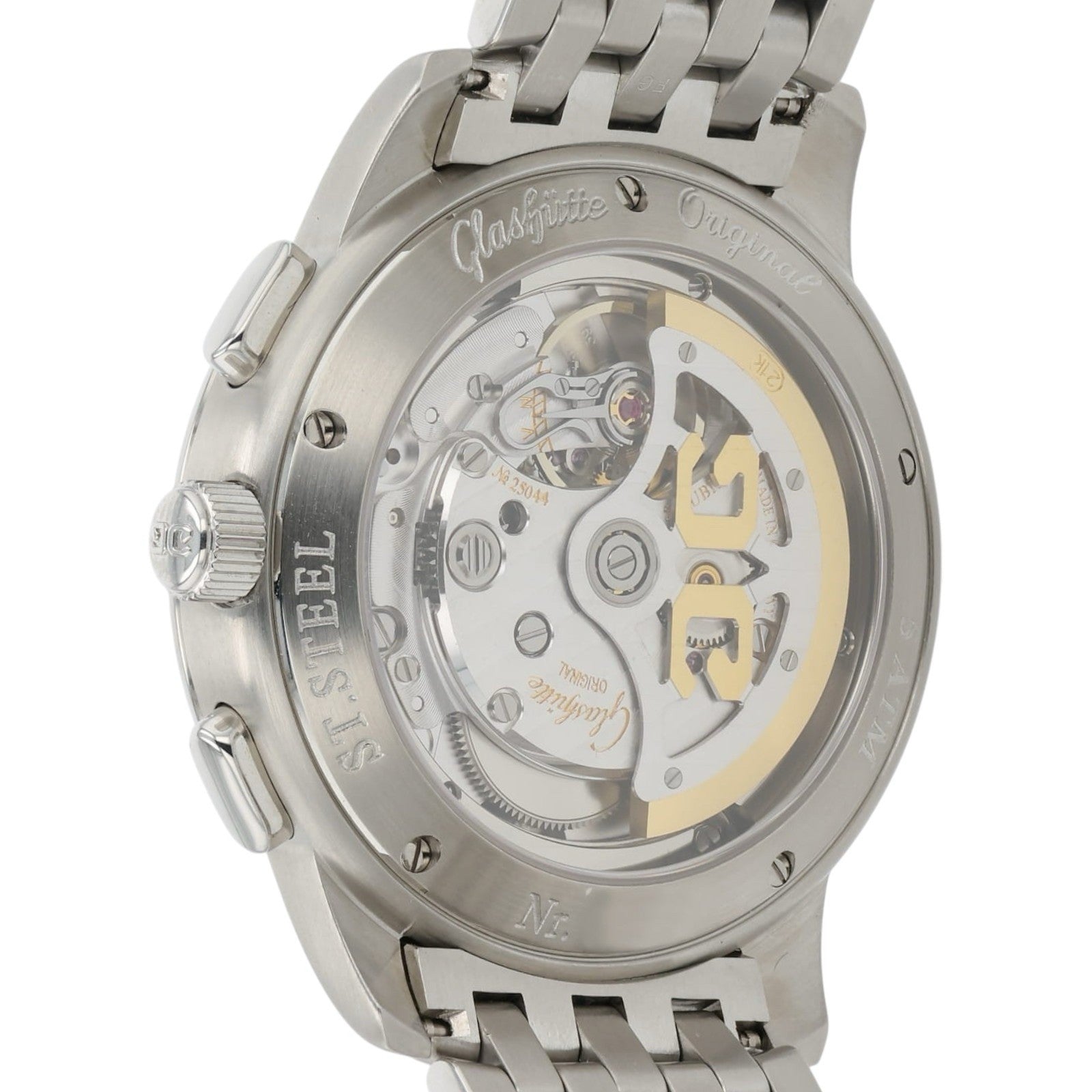 Glashutte Original Senator Silver Dial Steel 39mm Automatic 1-39-32-14-23-04