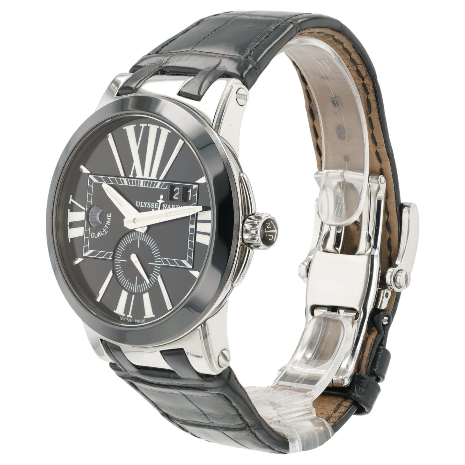 Ulysse Nardin Executive Black Dial Stainless Steel 43mm Automatic Men’s 243-00