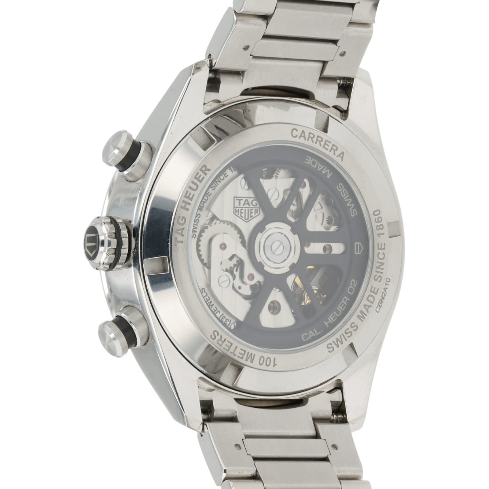 Tag Heuer Chrono Green Dial Stainless Steel 44mm Automatic Mens Watch CBN2A10
