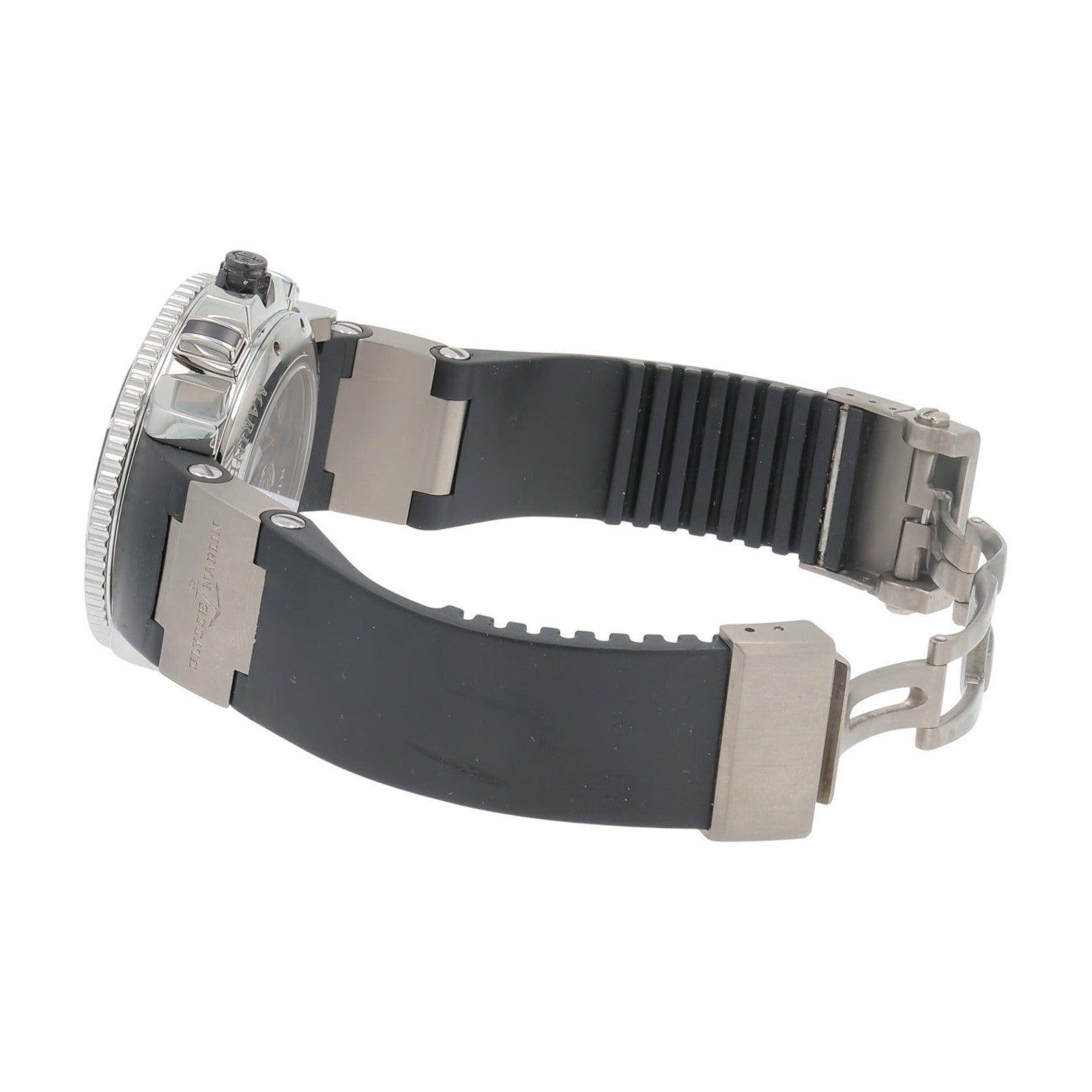 Ulysse Nardin Maxi Marine Steel Black Dial 42mm Automatic Men's Watch 8003-102