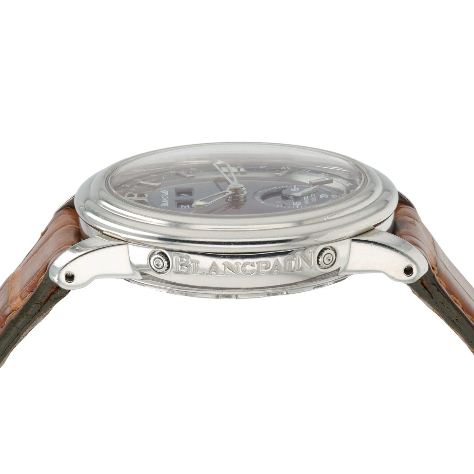 Blancpain Leman Triple Calendar Moonphase Blue Dial Steel 38mm Automatic 2763