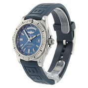 Breitling Galactic Day-Date Blue Dial Stainless Steel 44mm Automatic Mens A45320