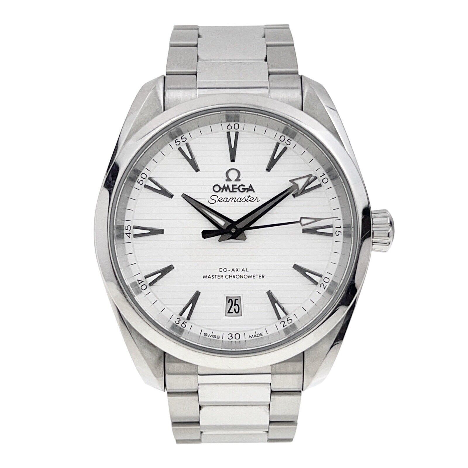 Omega Seamaster Aqua Terra Steel White Dial 38mm Automatic Men’s Watch