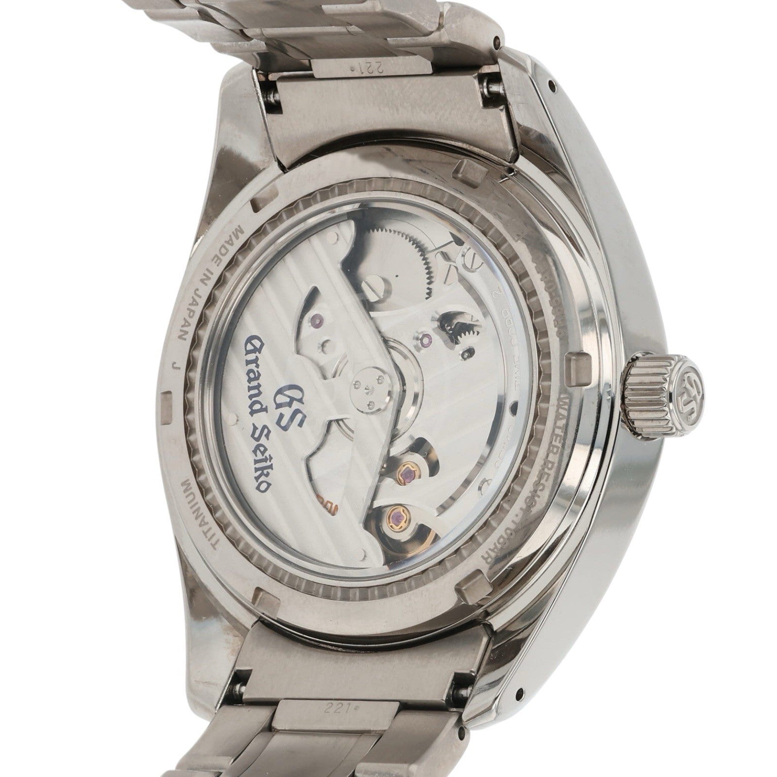Grand Seiko Heritage Snowflake Titanium White Dial 41mm Automatic Mens SBGA211
