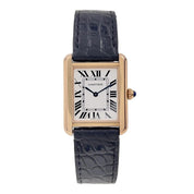 Cartier Tank Solo 18k Rose Gold Quartz Women's Watch Watch 3168