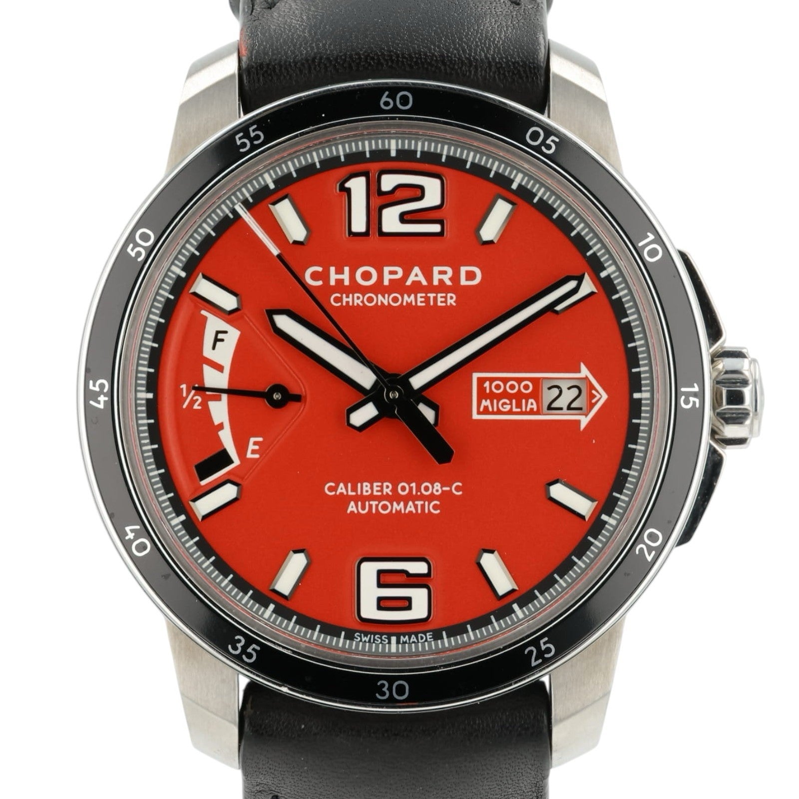 Chopard Mille Miglia Red Dial Stainless Steel 43mm Automatic Men’s Watch 168566