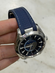 Omega Seamaster Aqua Terra Worldtimer Blue Dial GMT Watch 220.12.43.22.03.001