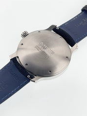 Ming Blue Stainless Steel Blue Dial 17.09