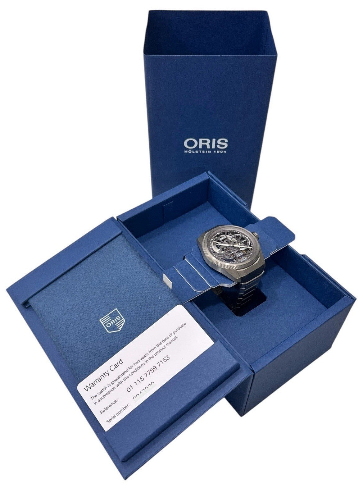Oris ProPilot X Titanium Skeleton Dial 44mm Manual Wind Men's Watch 7759